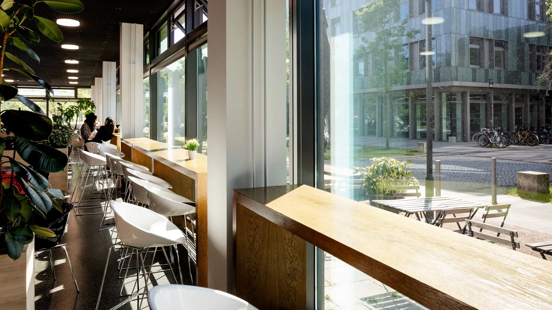 Elegant catering setup